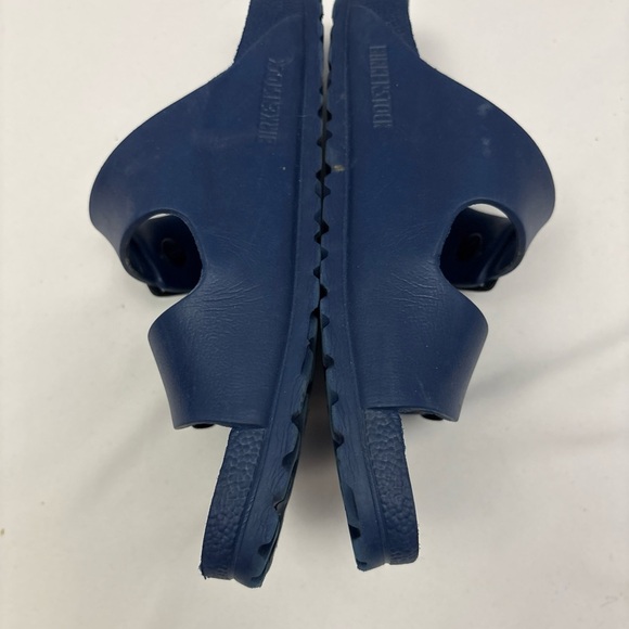 Birkenstock Women Arizona Essentials Sandal Navy Blue Rubber Size 37 US 6 - Picture 10 of 13